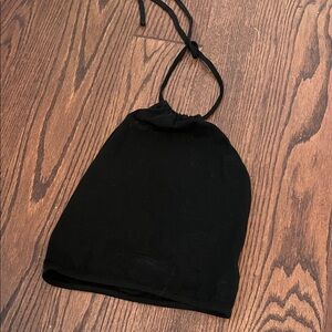Black Halter Top